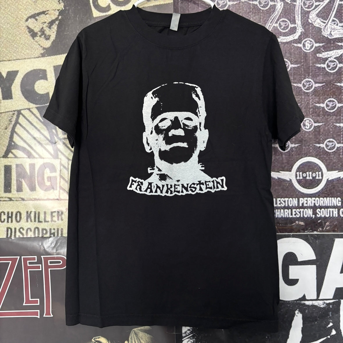 Frankenstein black full size tee
