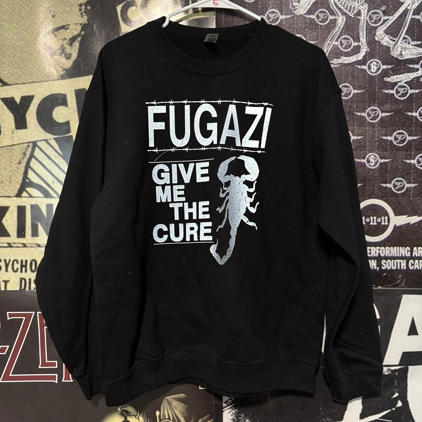 Fugazi black sweatshirt