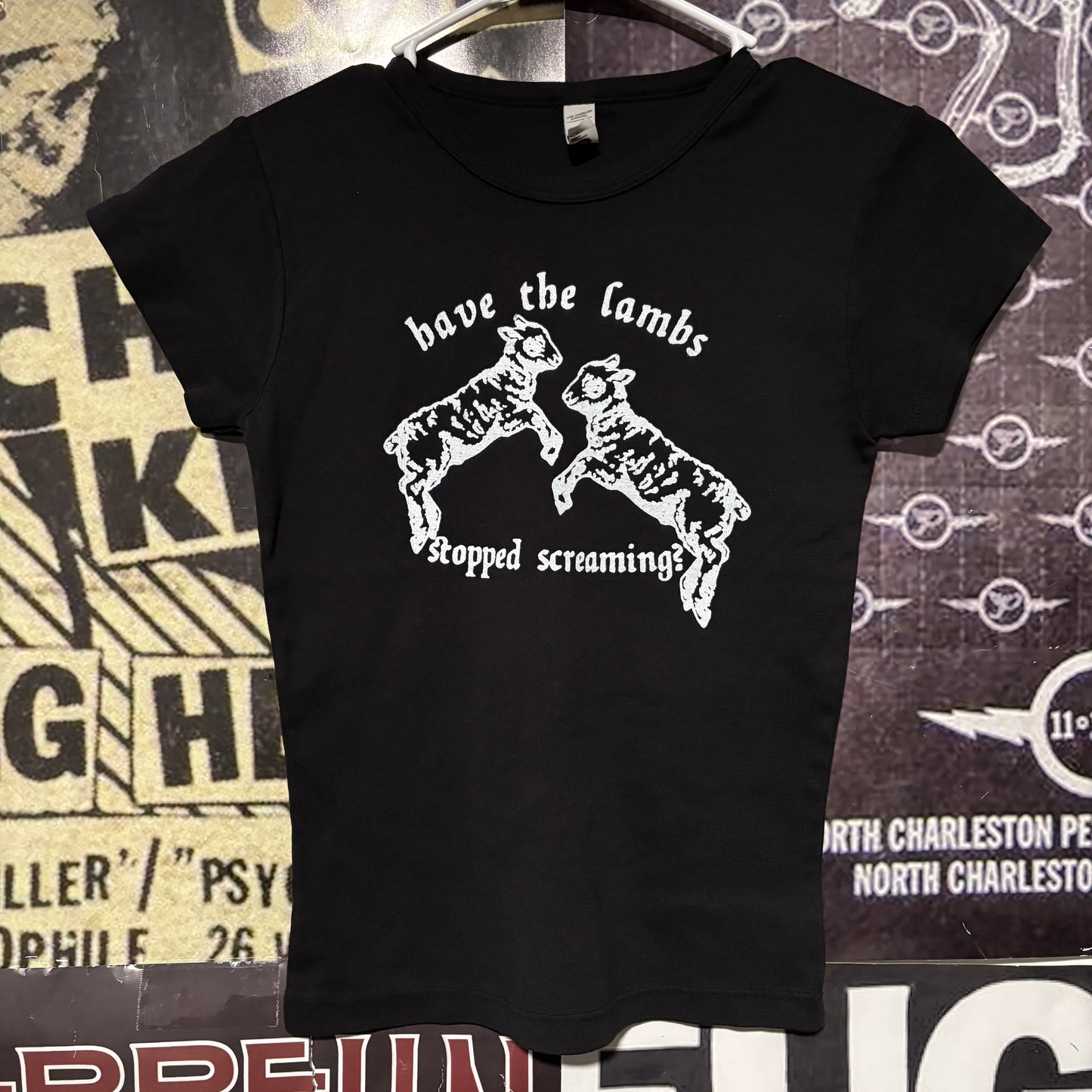 Silence lambs b&w babydoll tee