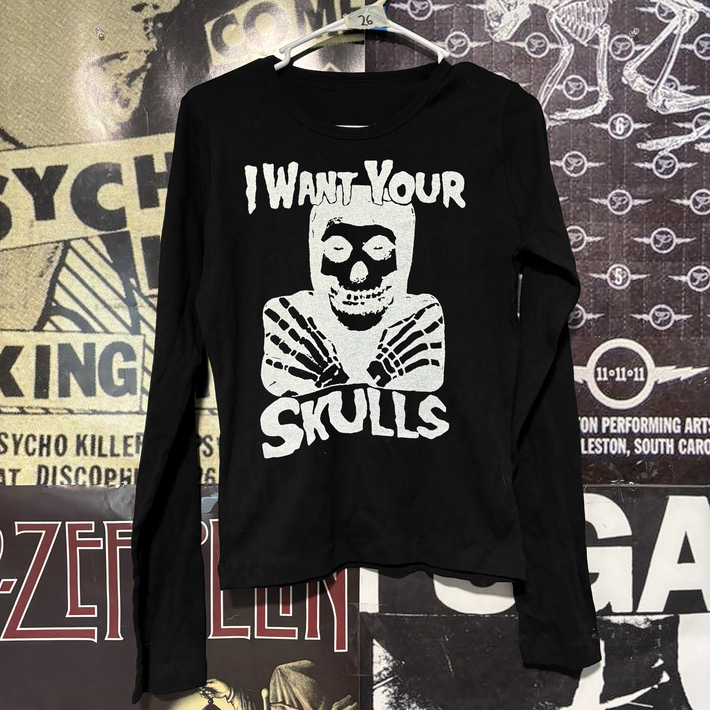 Misfits black baby long sleeve