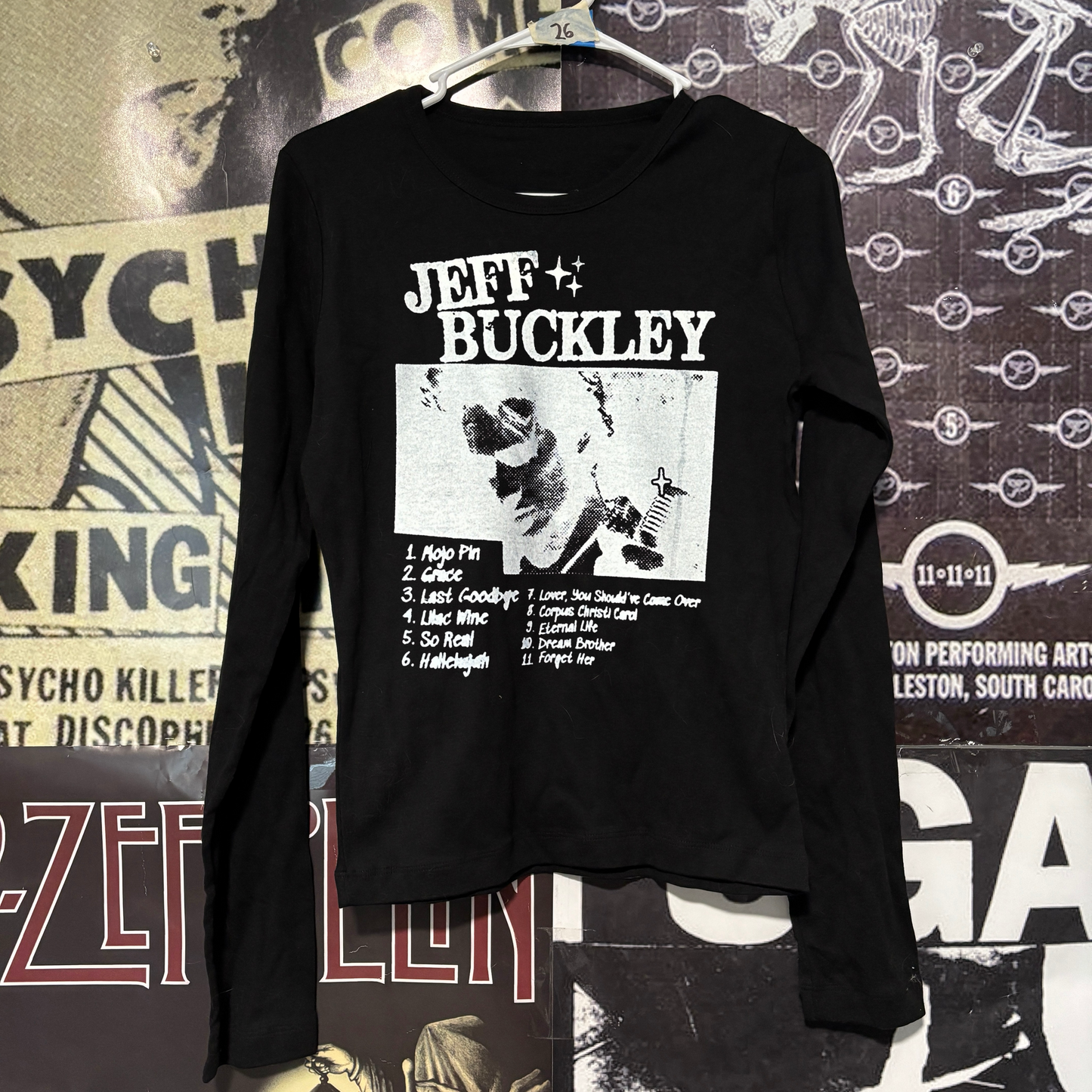 Jeff buckley black baby long sleeve