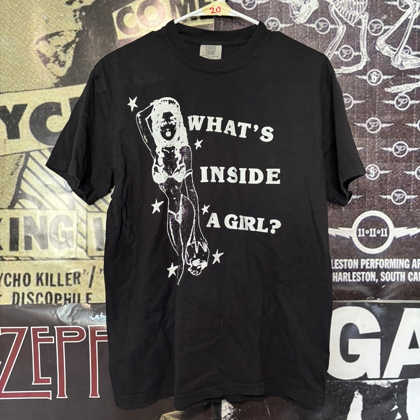 The cramps girl black full size tee