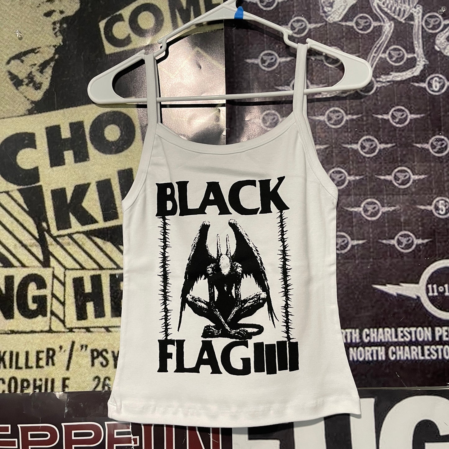 Black flag white baby tank