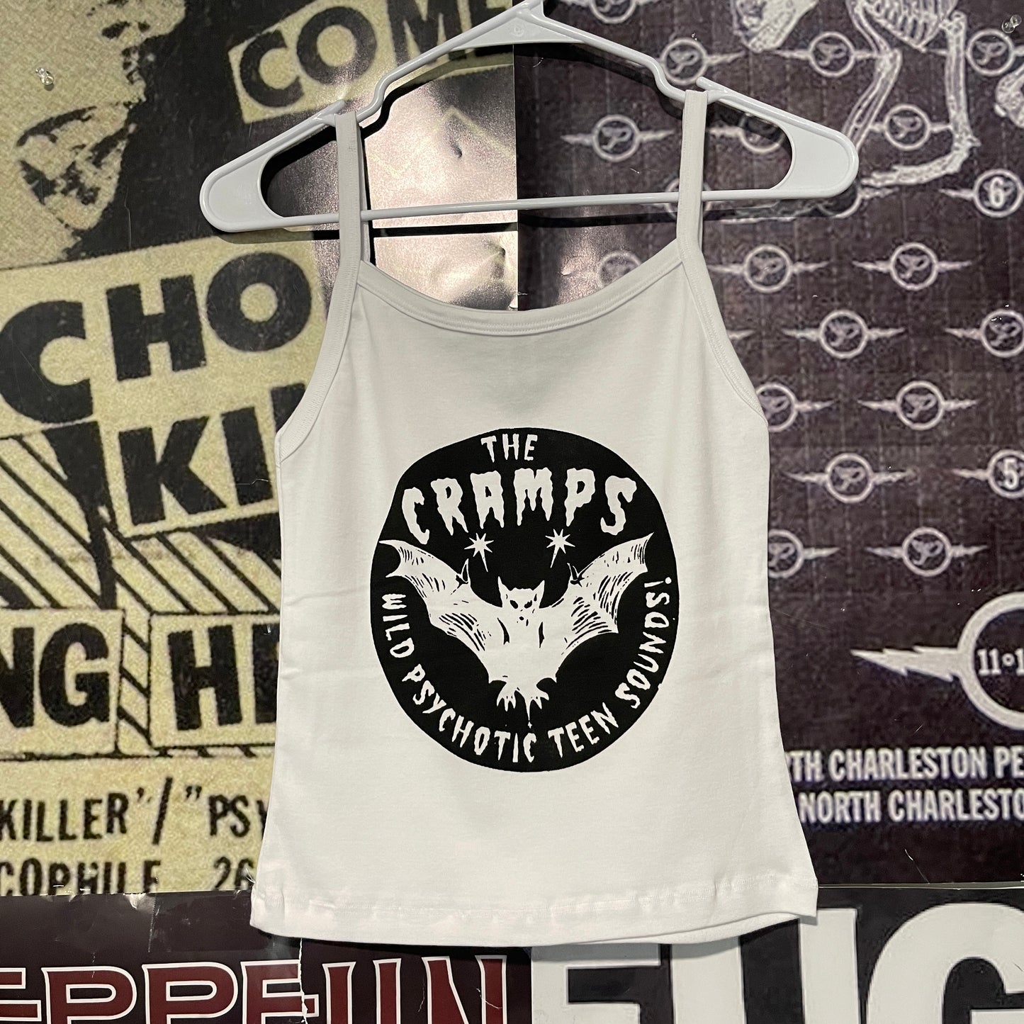 The cramps white baby tank