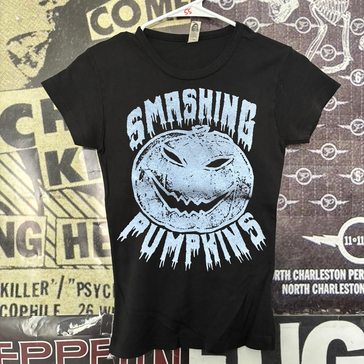 Smashing pumpkins black babydoll tee