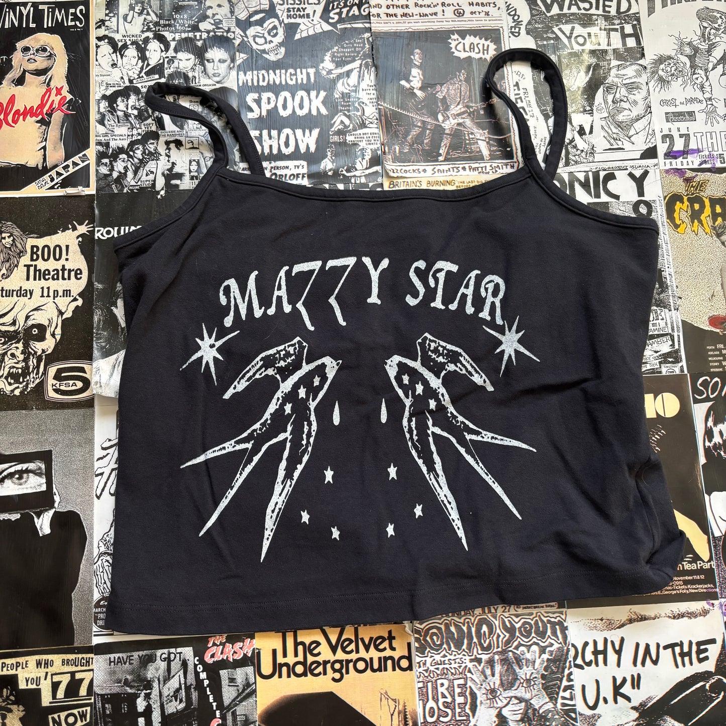 Mazzy star grey tank sm/med