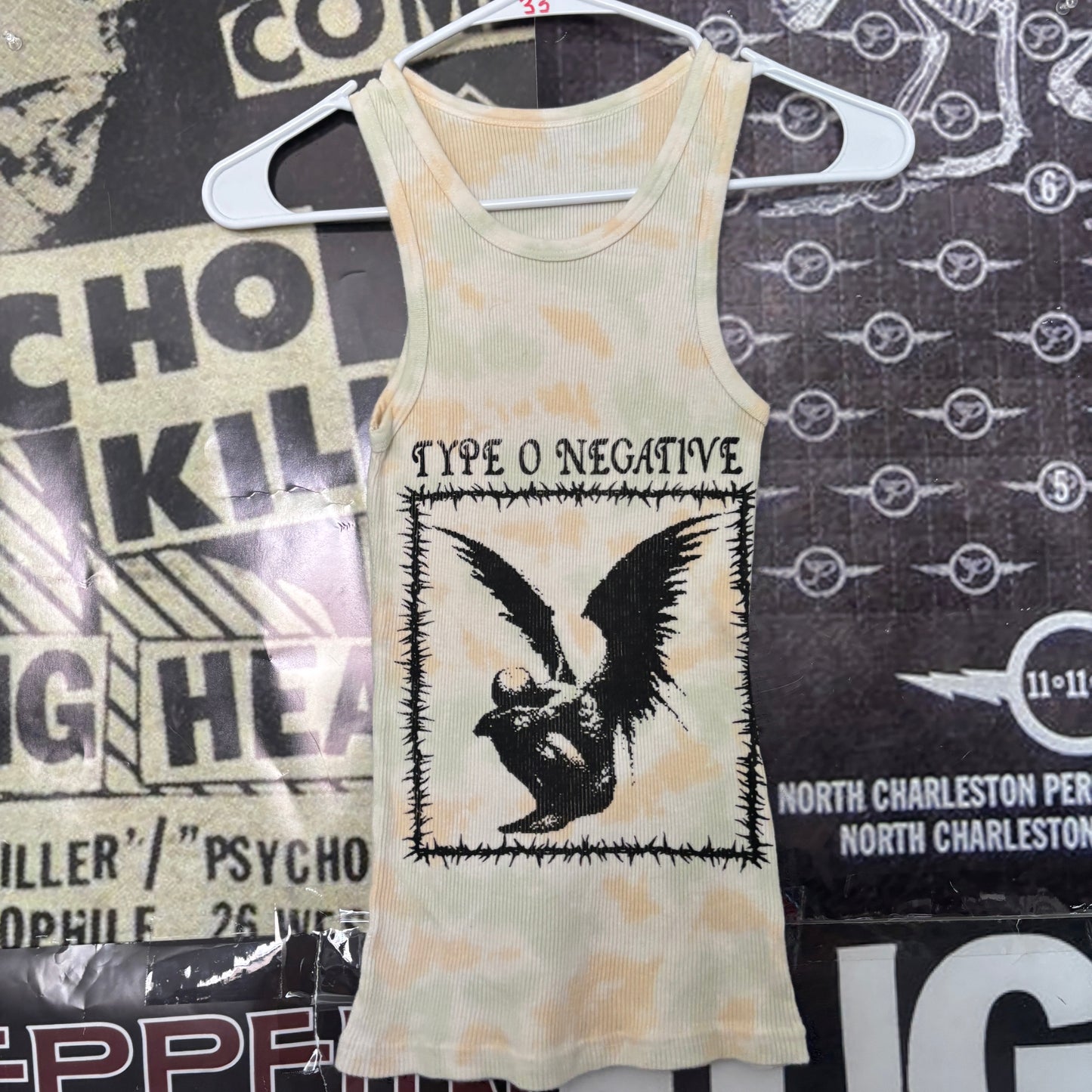 Type o negative tie dye rib tank XS