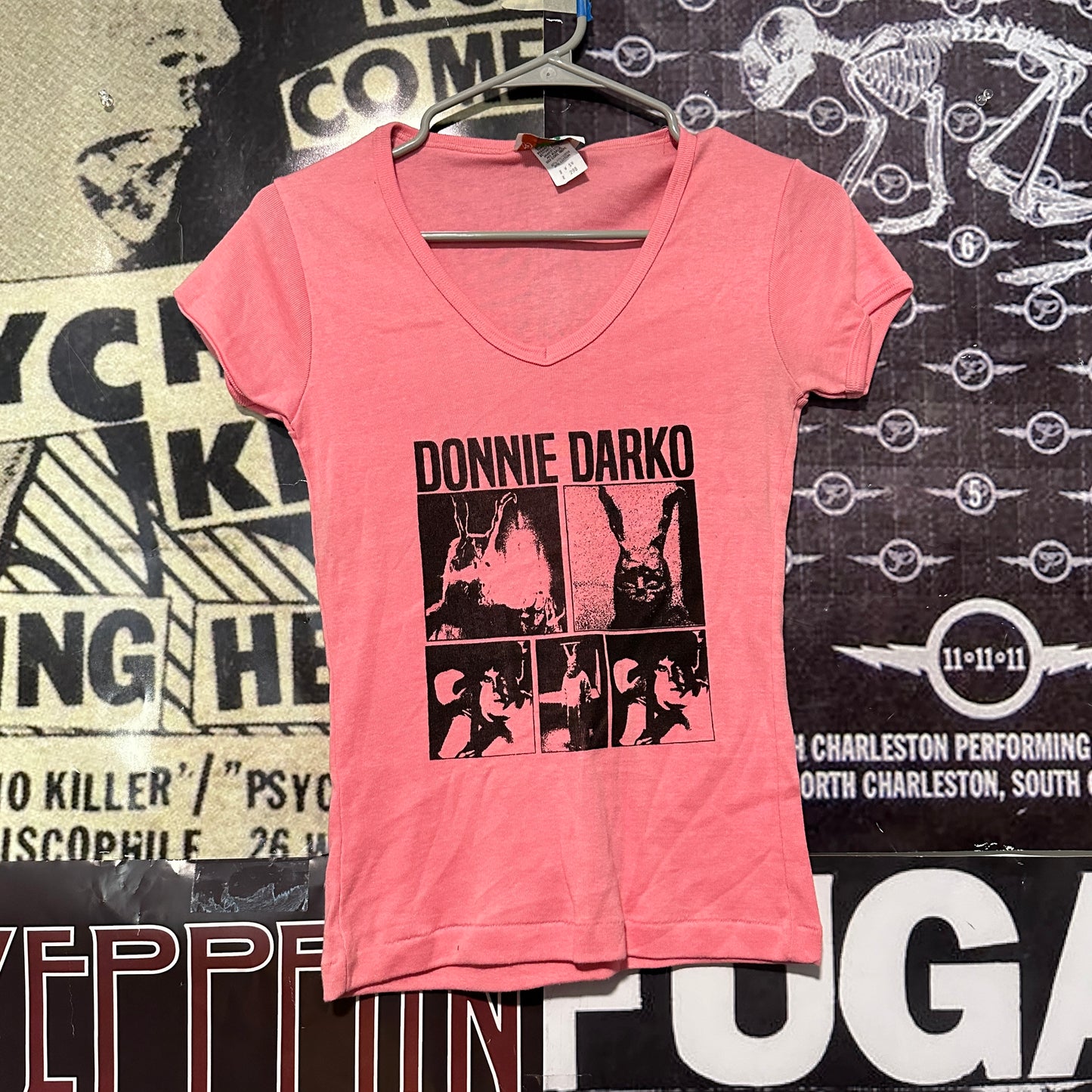 Donnie Darko pink babydoll tee SM/MED