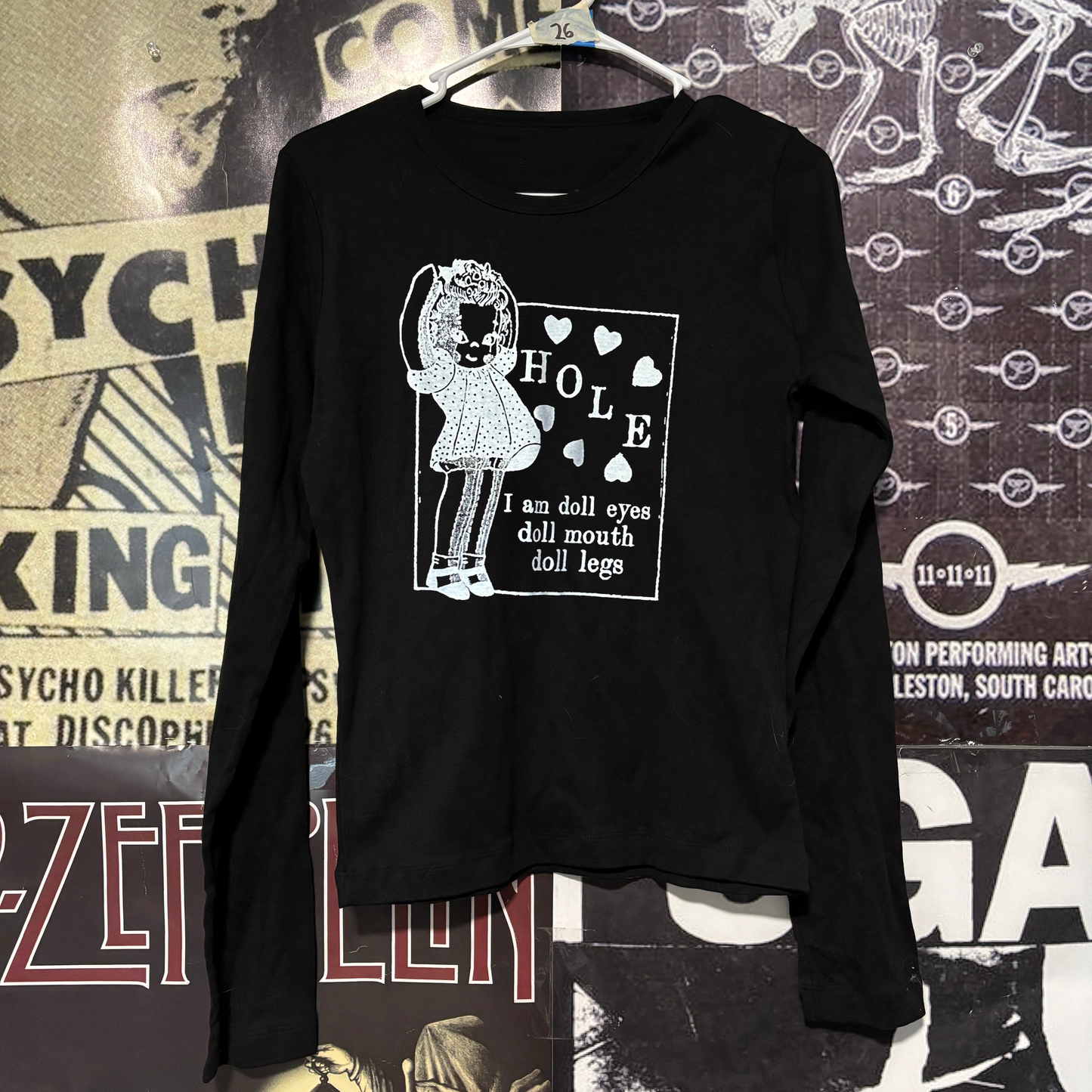 Hole doll parts black baby long sleeve