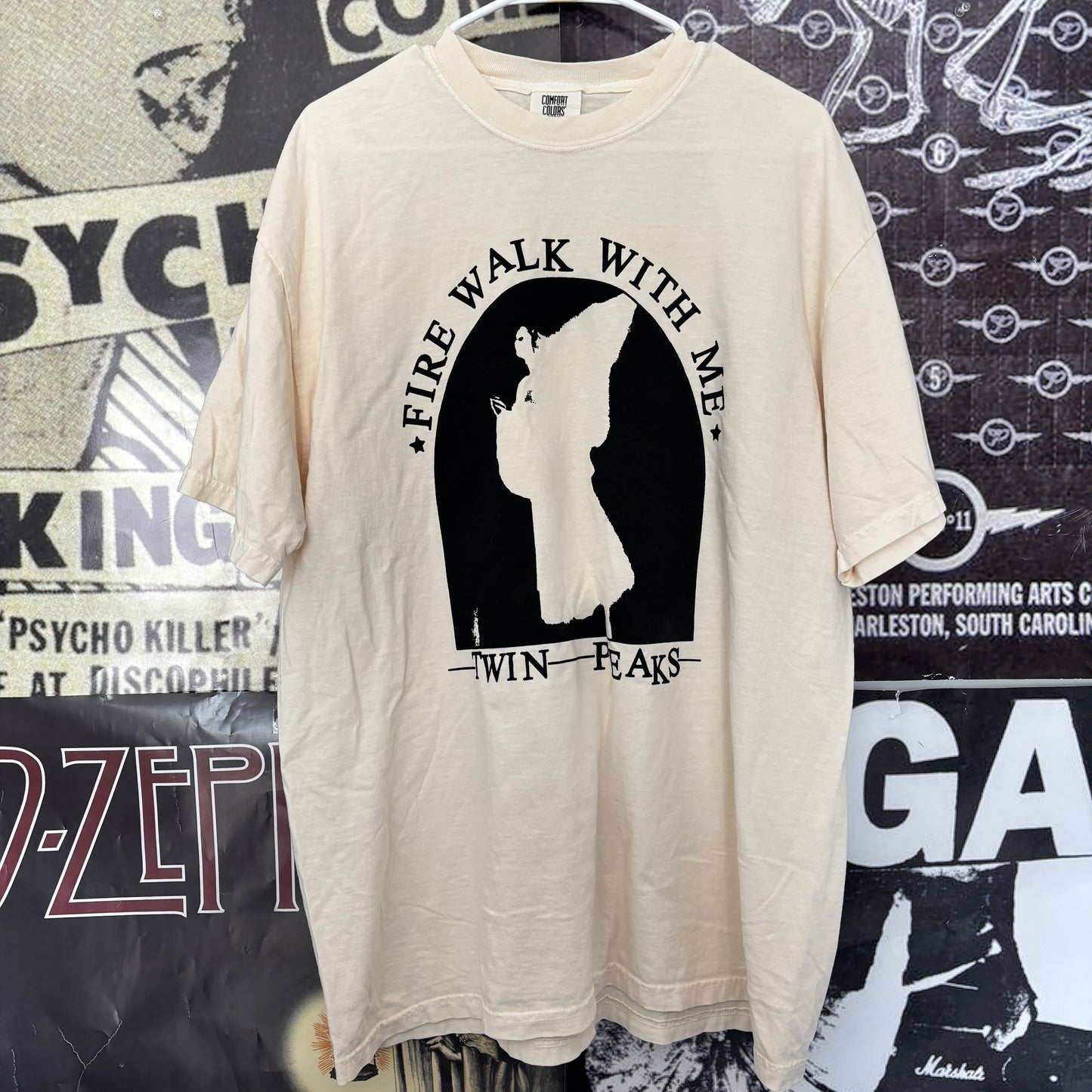 Twin peaks fire walk with me cream full size unisex tee