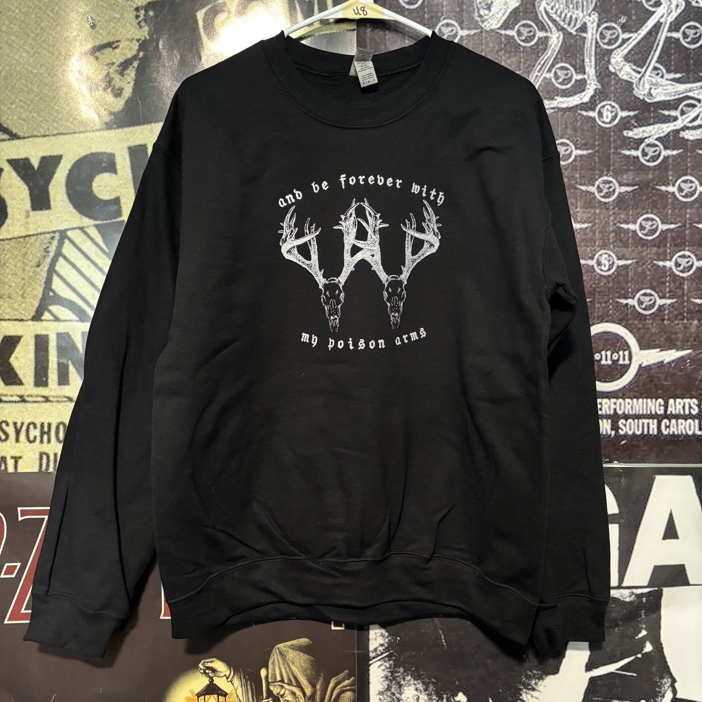 Elliott smith poison black sweatshirt