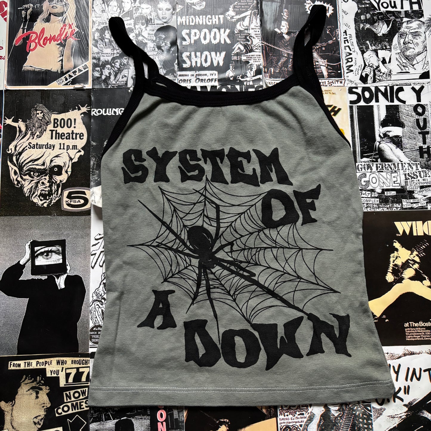 System down olive/black tank MEDIUM