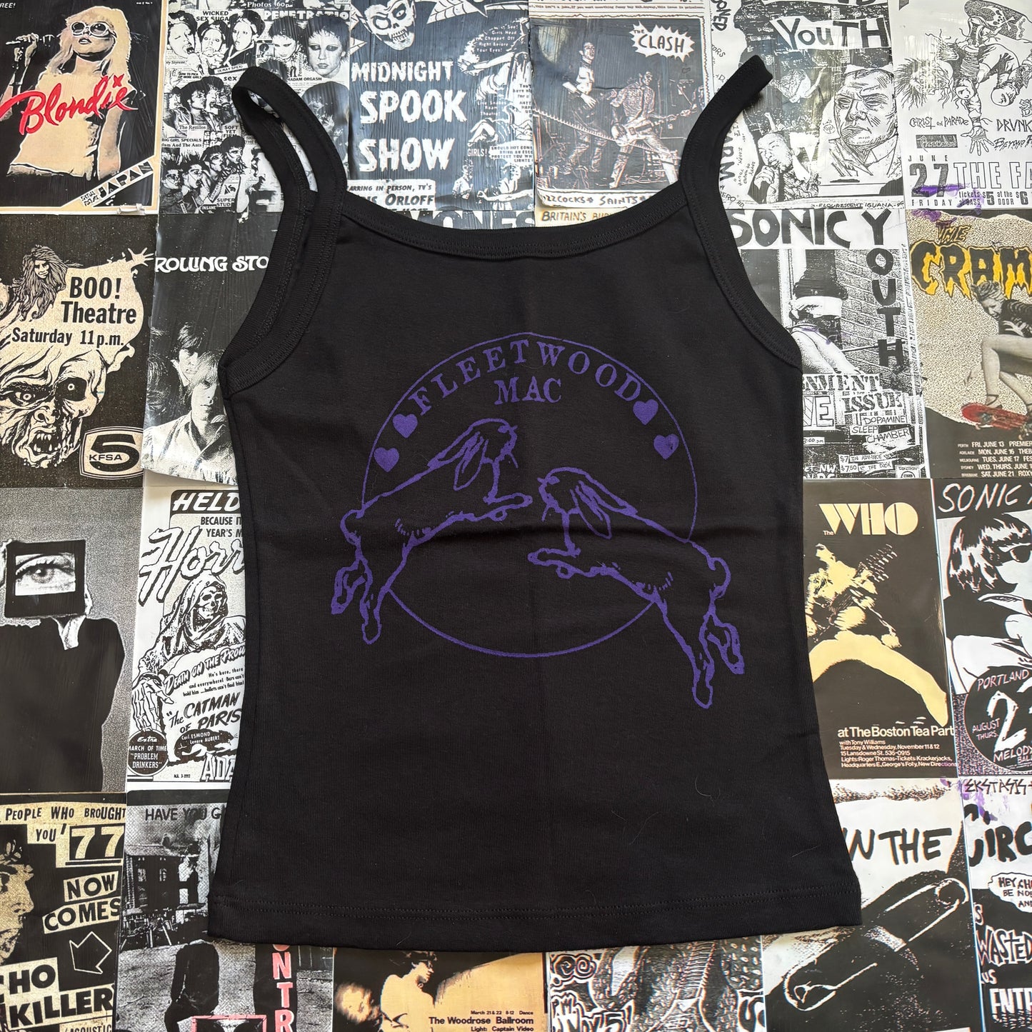 Fleetwood black/purple tank SM/MED