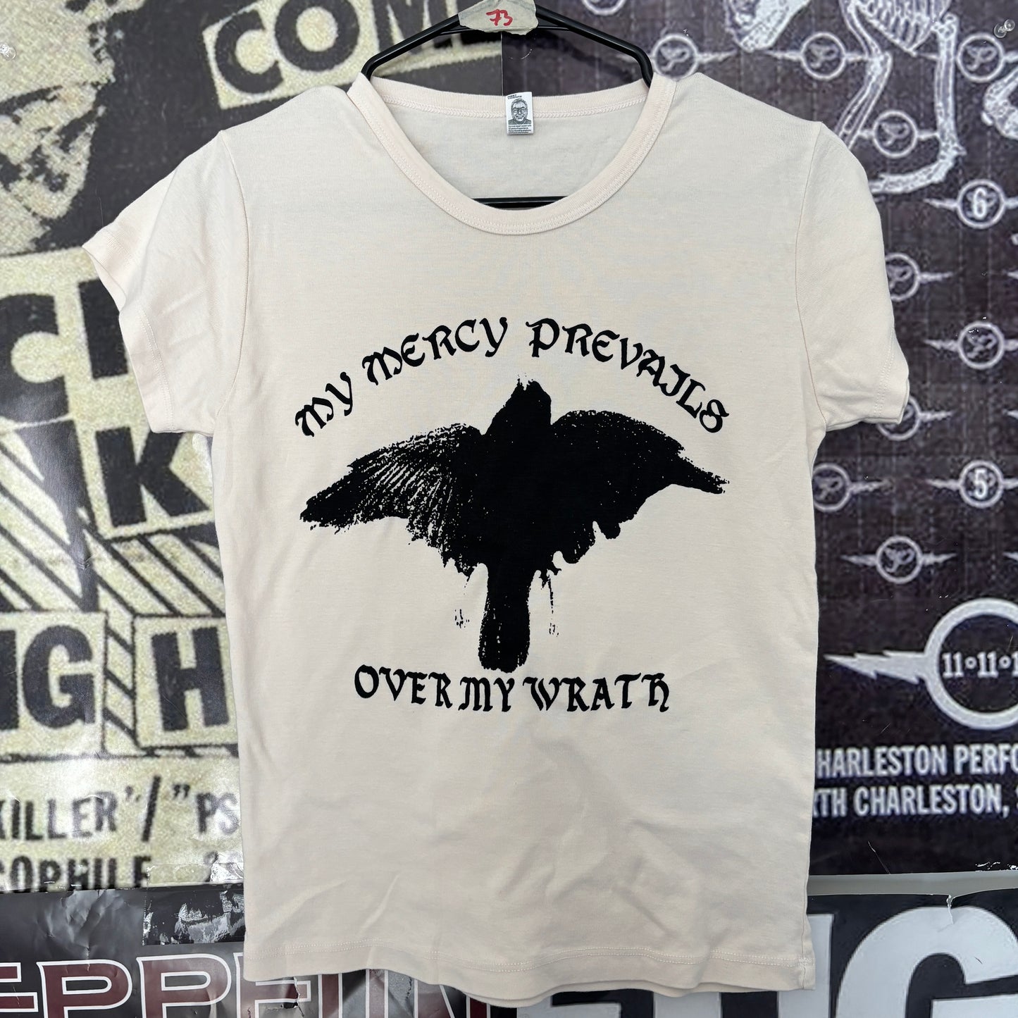 Walking dead mercy cream babydoll tee