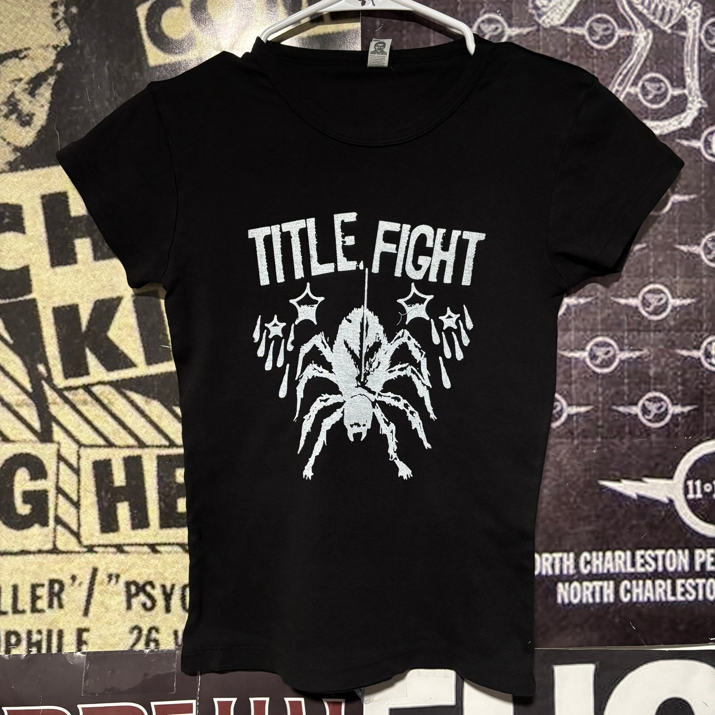Title fight b&w babydoll tee