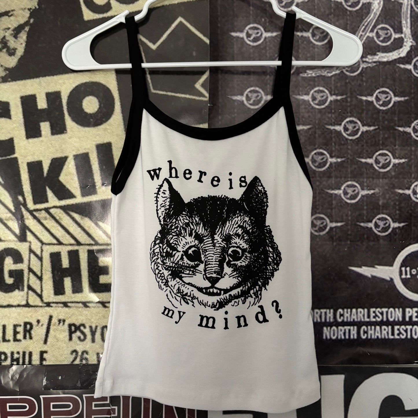 Pixies black/white baby tank