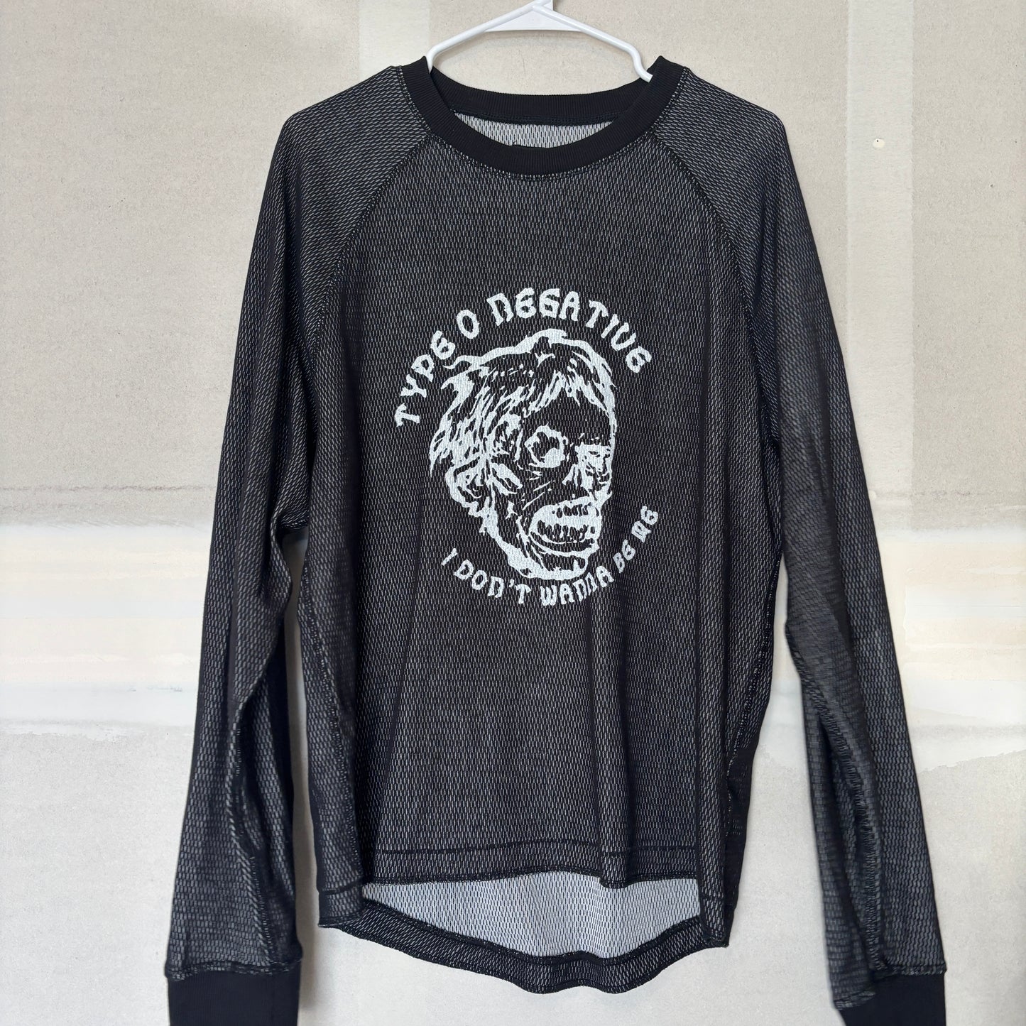 Type o negative black unisex thermal SM/MED