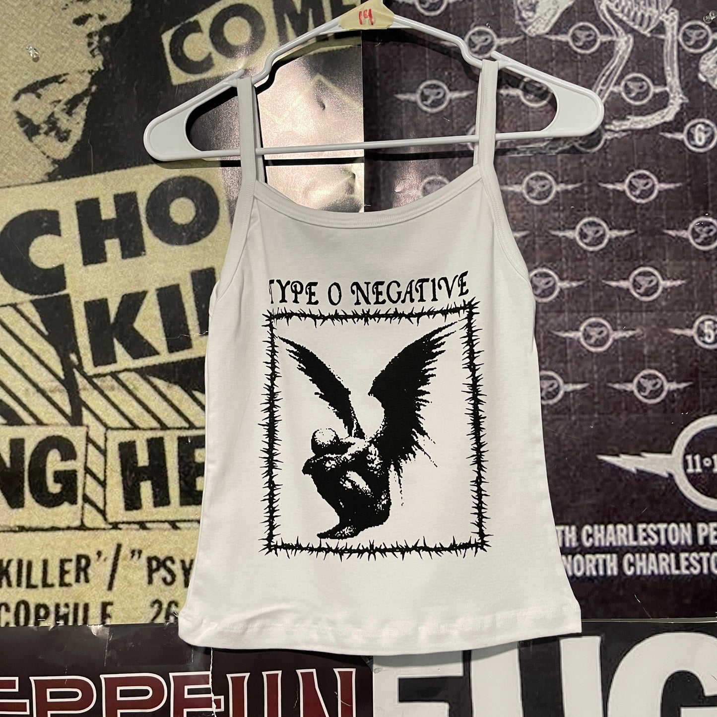 Type o negative white baby tank
