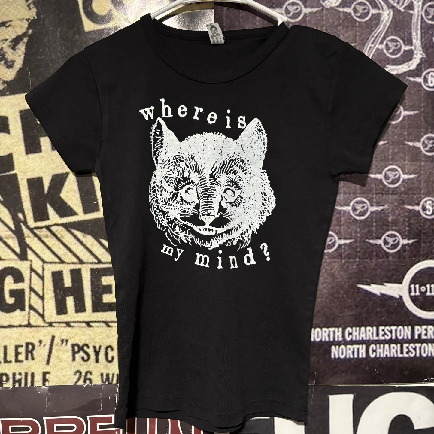 Pixies b&w babydoll tee