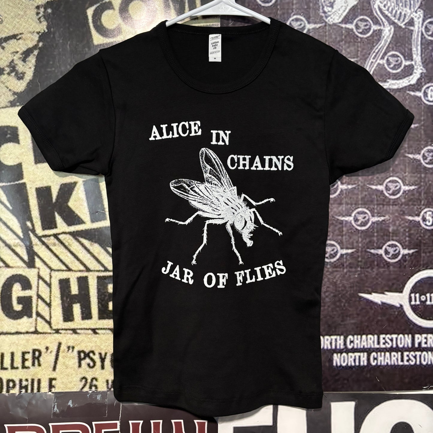 Alice In Chains black long baby tee