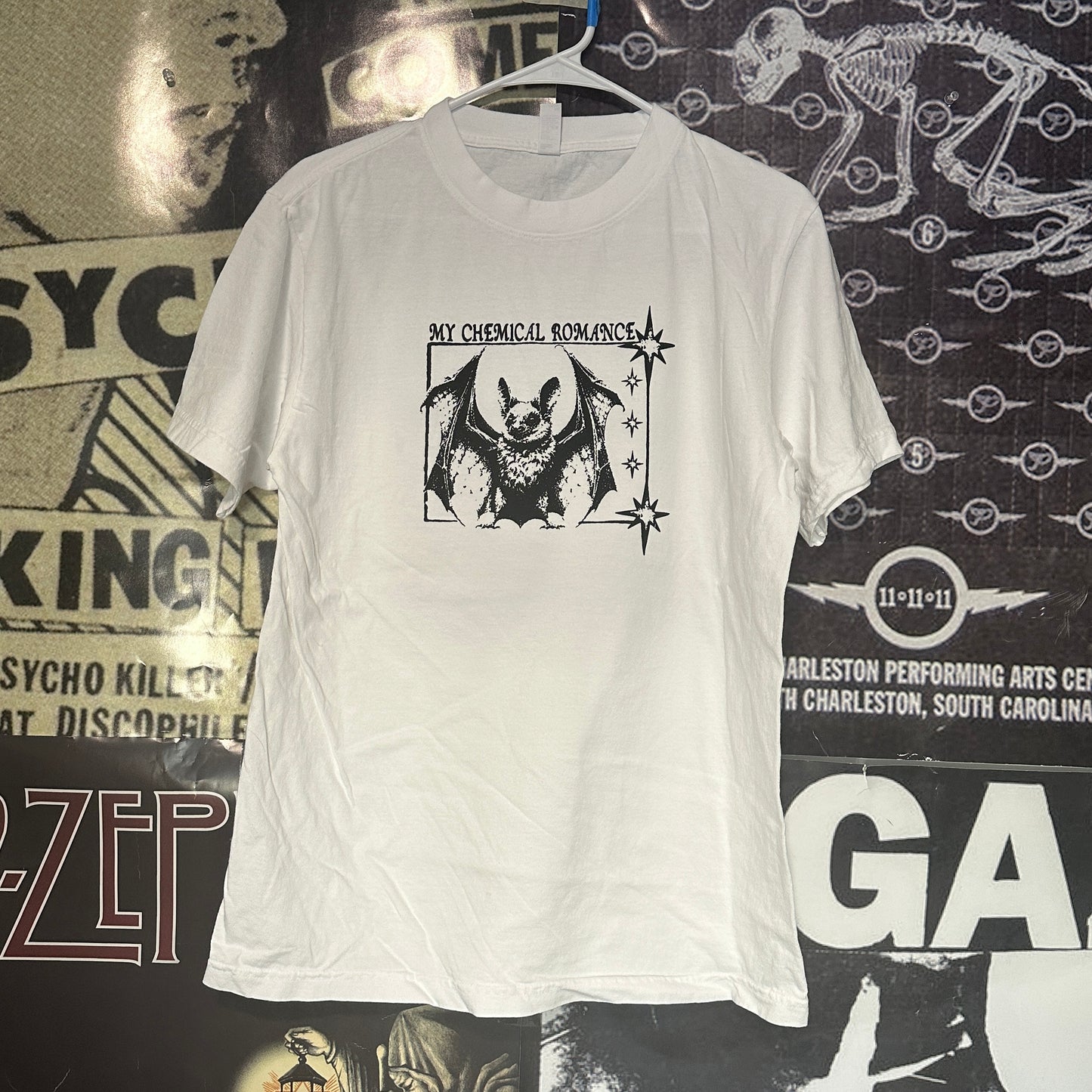 MY CHEMICAL ROMANCE white full size tee