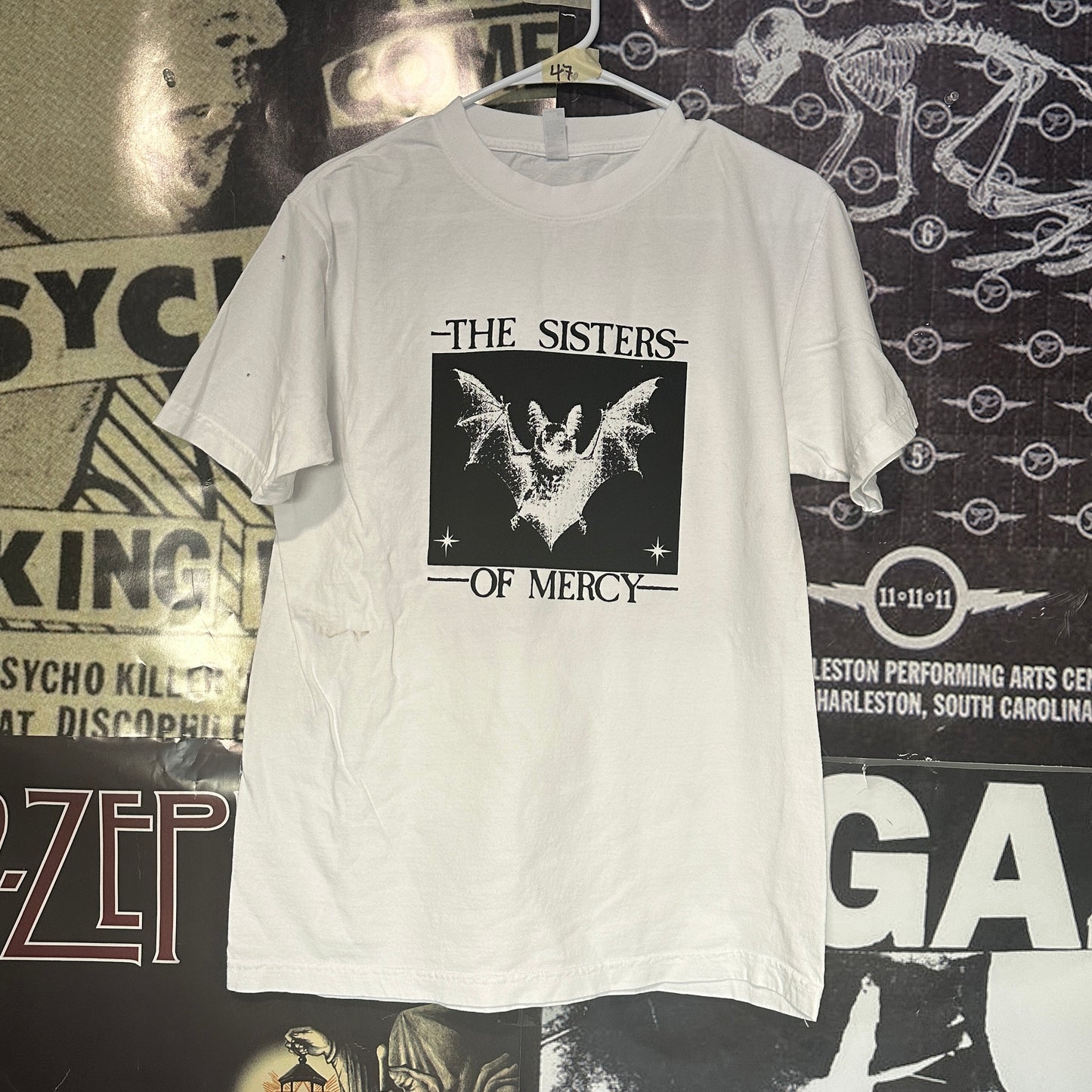 SISTERS OF MERCY white full size tee