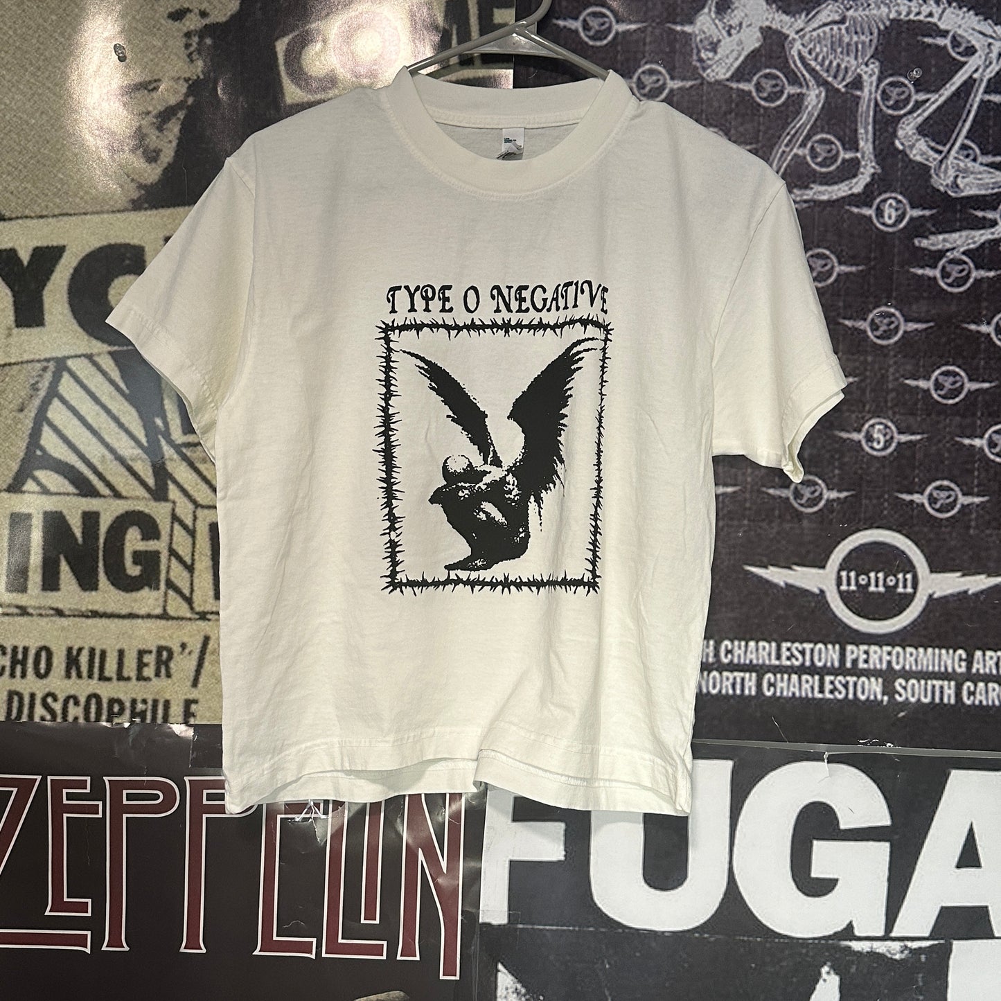 TYPE O NEGATIVE cream boxy tee