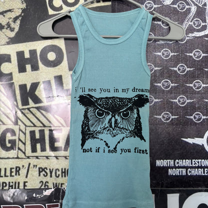 Twin peaks blue rib tank SM