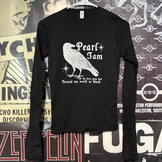 Pearl jam black baby long sleeve