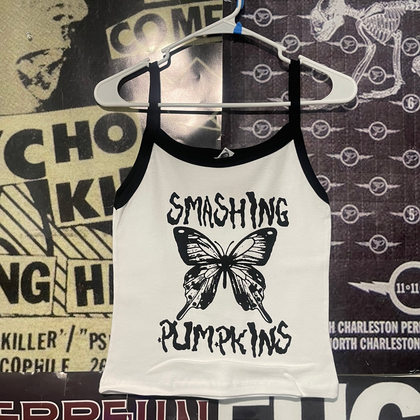 Smashing pumpkins black/white baby tank