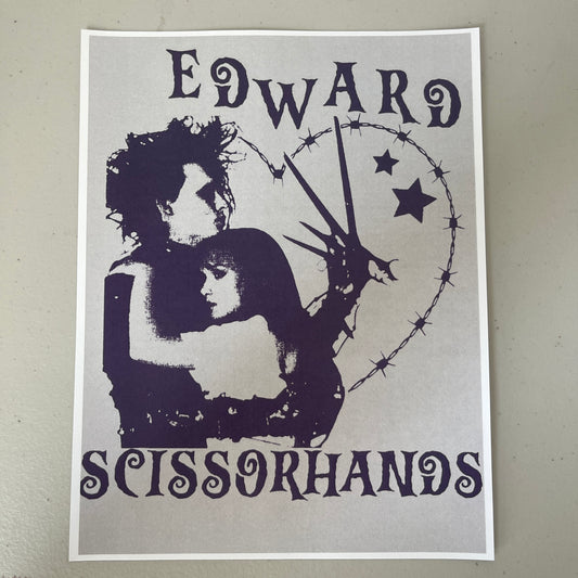 Edward scissorhands poster