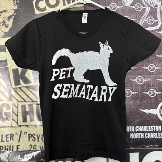 Pet sematary black long baby tee