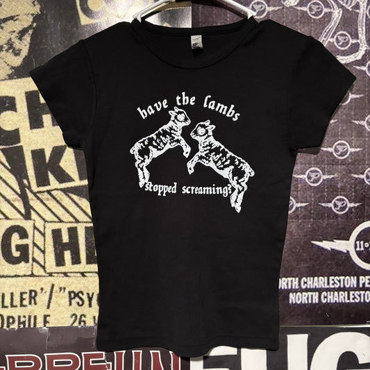Silence lambs b&w babydoll tee