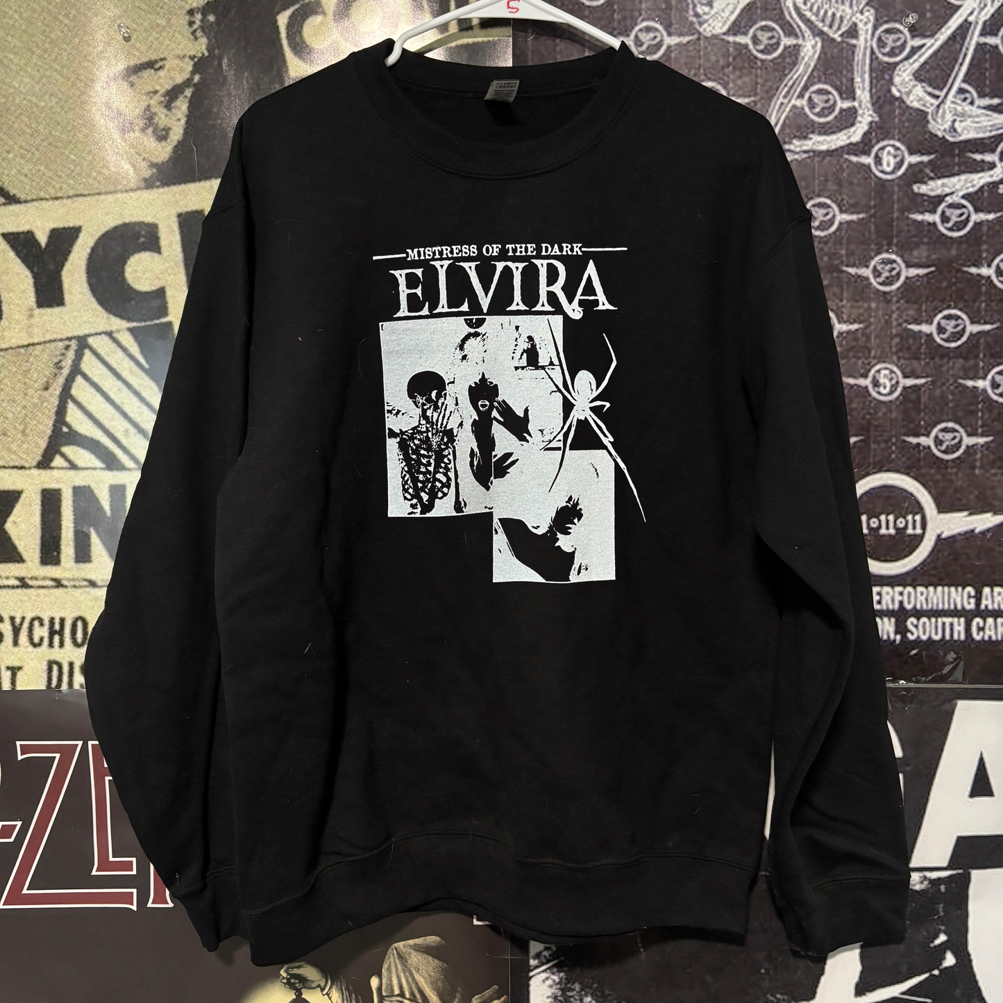 Elvira black sweatshirt