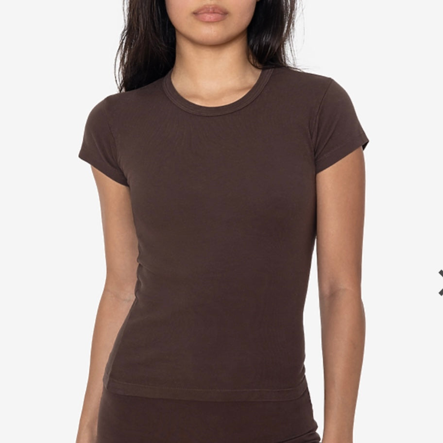 Deftones brown/red babydoll tee