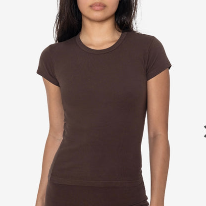 Deftones brown/red babydoll tee