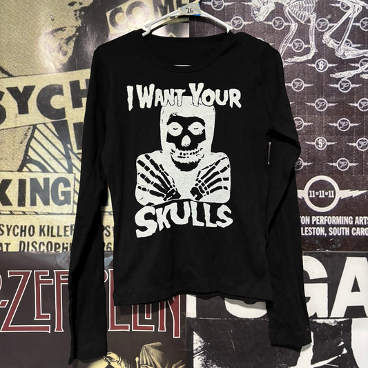 Misfits black baby long sleeve