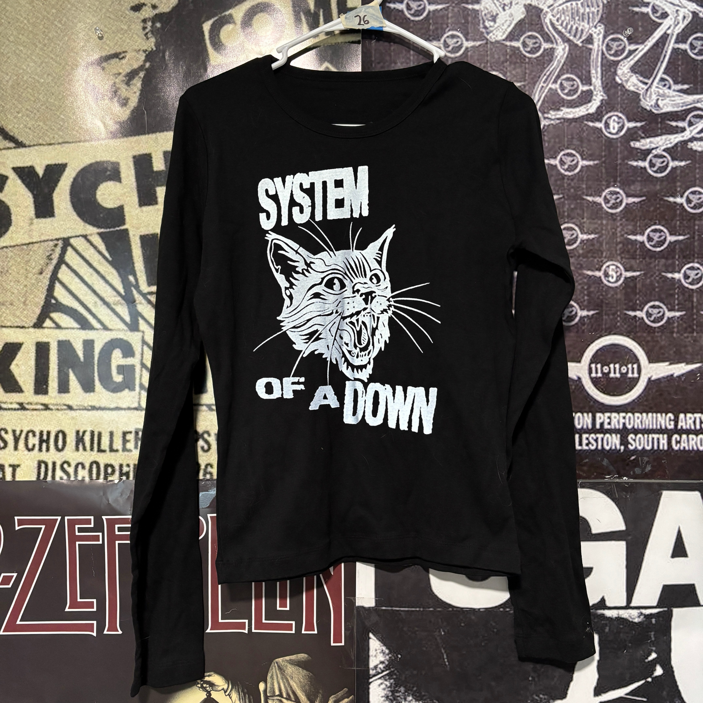 System of a Down black baby long sleeve