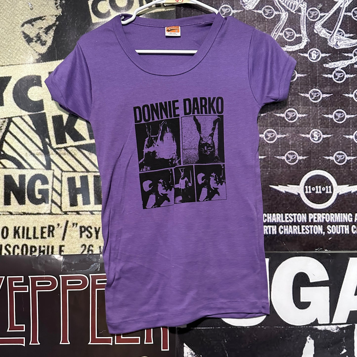 Donnie darko purple babydoll tee MED/LAR