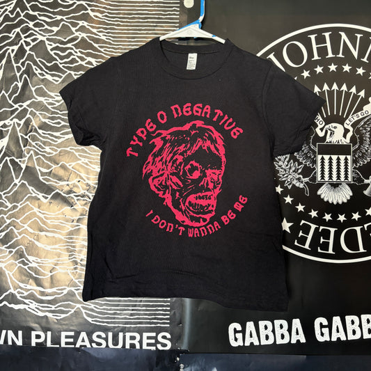 Type o negative black/red petite tee