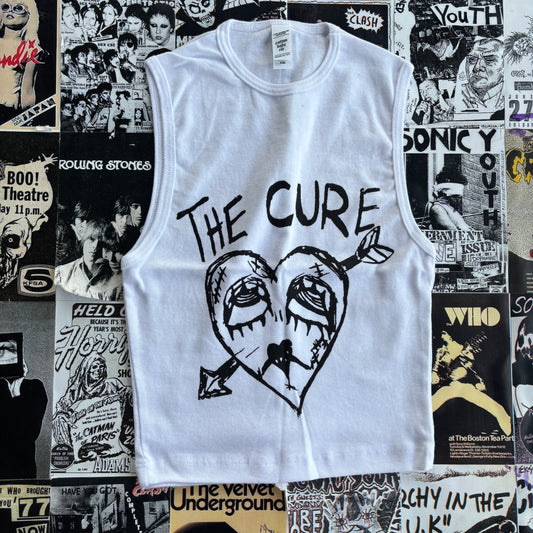 The cure white tank XS
