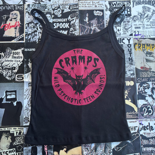 The cramps black/red tank SM/MED