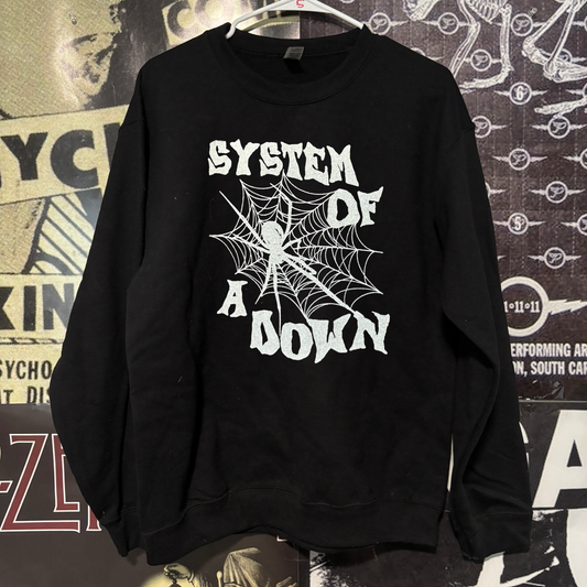 System Down webs black sweatshirt