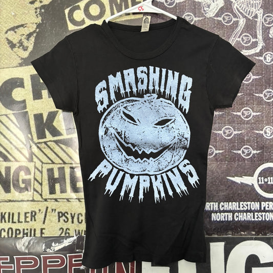 Smashing pumpkins black babydoll tee