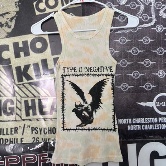 Type o negative tie dye rib tank XS