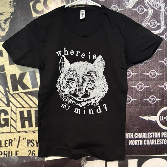 Pixies mind black long baby tee