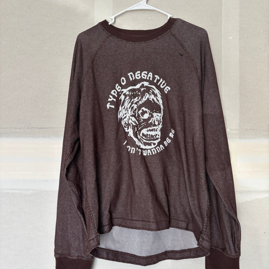 Type o negative maroon unisex thermal LAR/XL