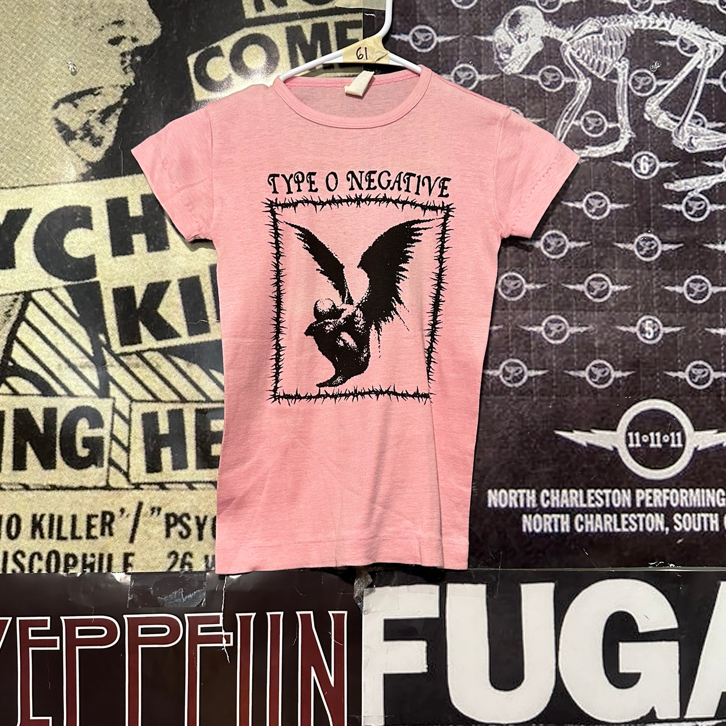 Type O negative pink babydoll tee XS