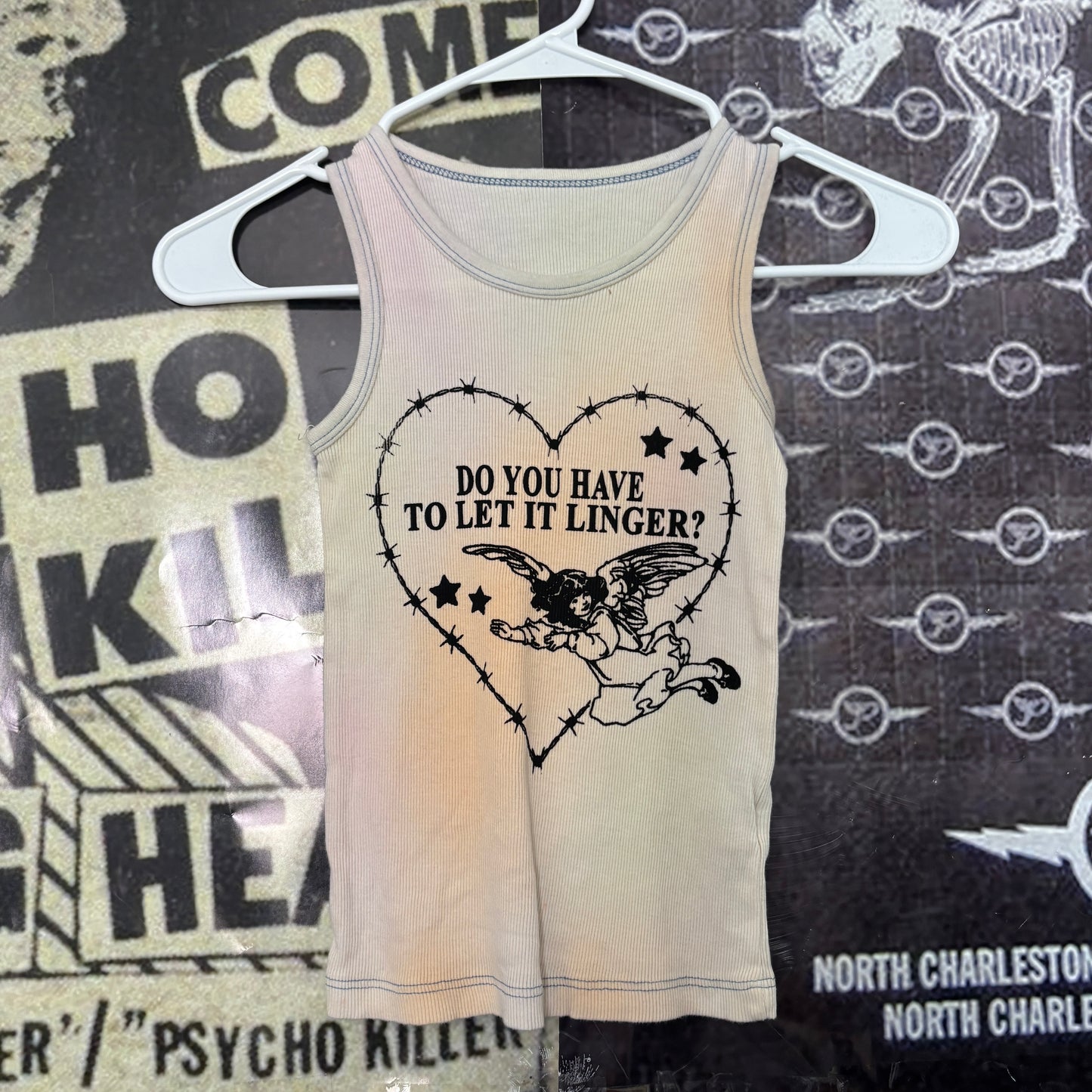 Linger tie dye tank XS