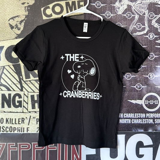 The cranberries black long baby tee